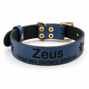 Coleira Personalizada Cão Porte "EXTRA G" -