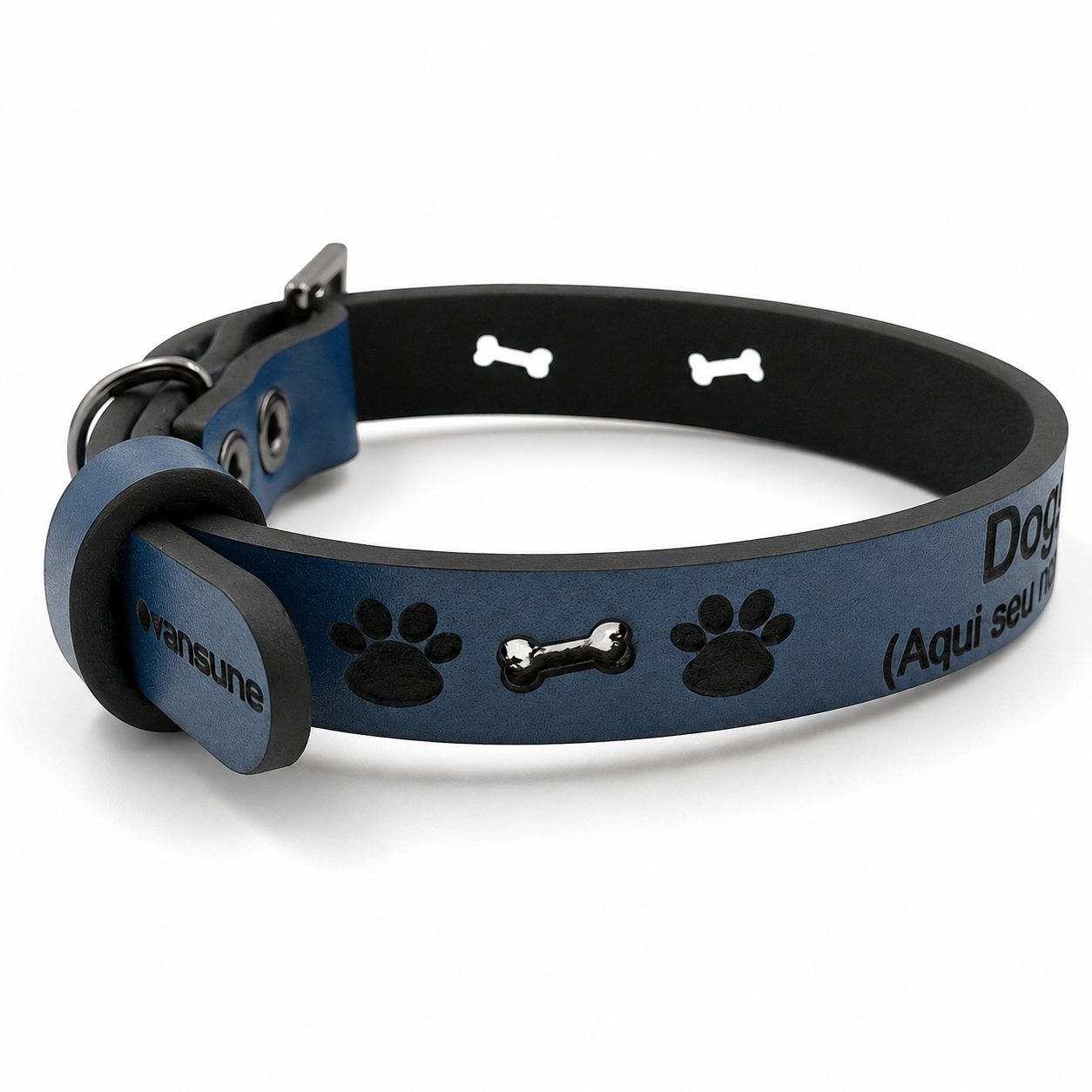 Coleira Personalizada Cão Porte "PP" - Imagem 3