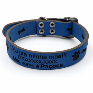 Coleira Liga pra Minha Mãe - Cachorro P e M